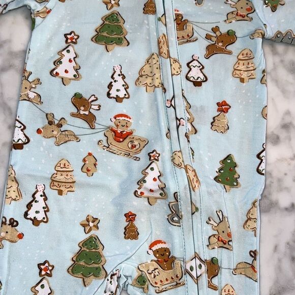 NWT ANGEL DEAR CHRISTMAS COOKIE FOOTIE NB - Picture 2 of 6
